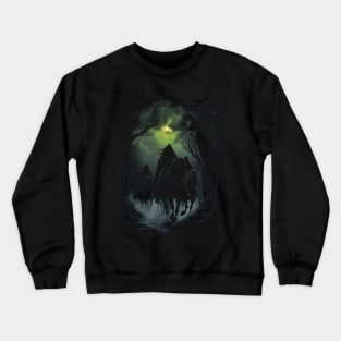 The Nine Riders Under the Moonlight - Fantasy Crewneck Sweatshirt